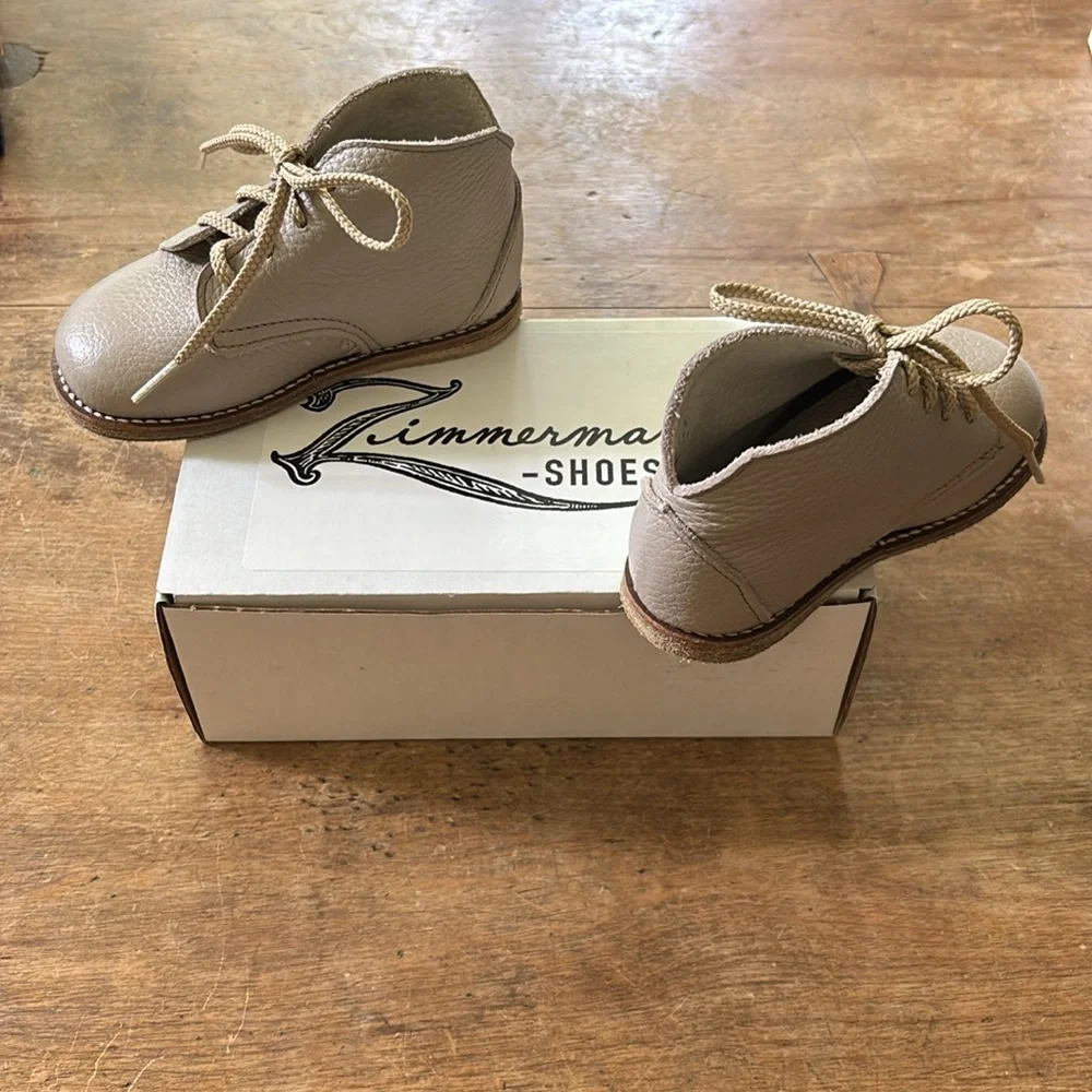 Zimmerman Milo Boot Sand Pebble Leather Sz 5 - Picture 3 of 6